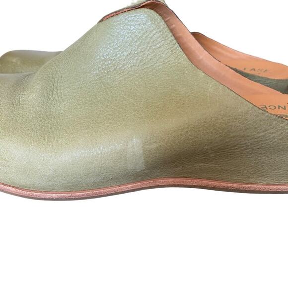 Kork-Ease Para Green Nubuck Leather Clog Mules size 10 - Picture 9 of 11